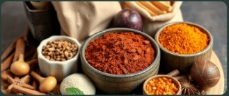 Spices and premium local ingredients